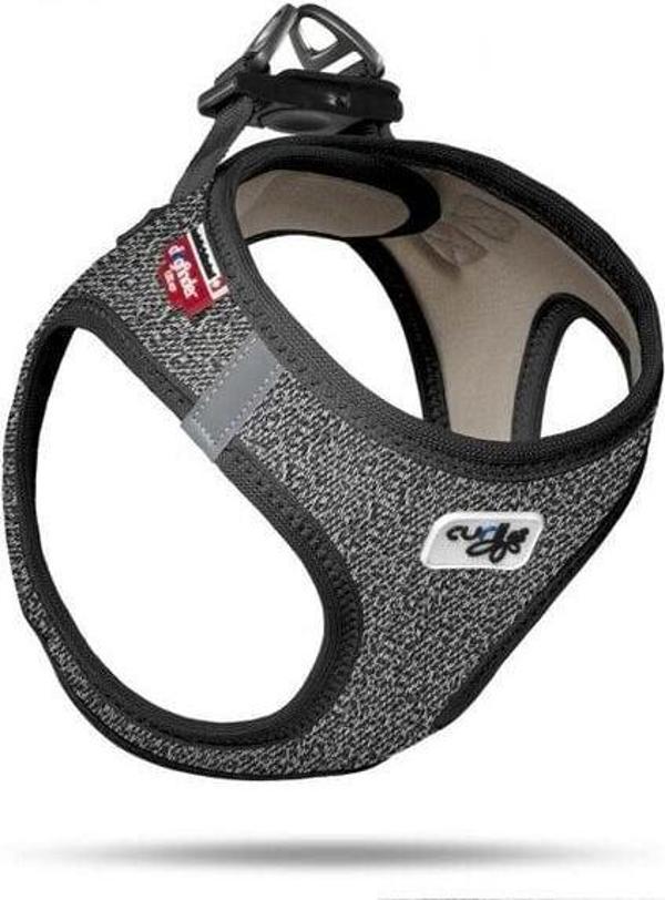 Curli Merino Köpek Göğüs Tasması Siyah Xxsmall 30-35 Cm - Image 1