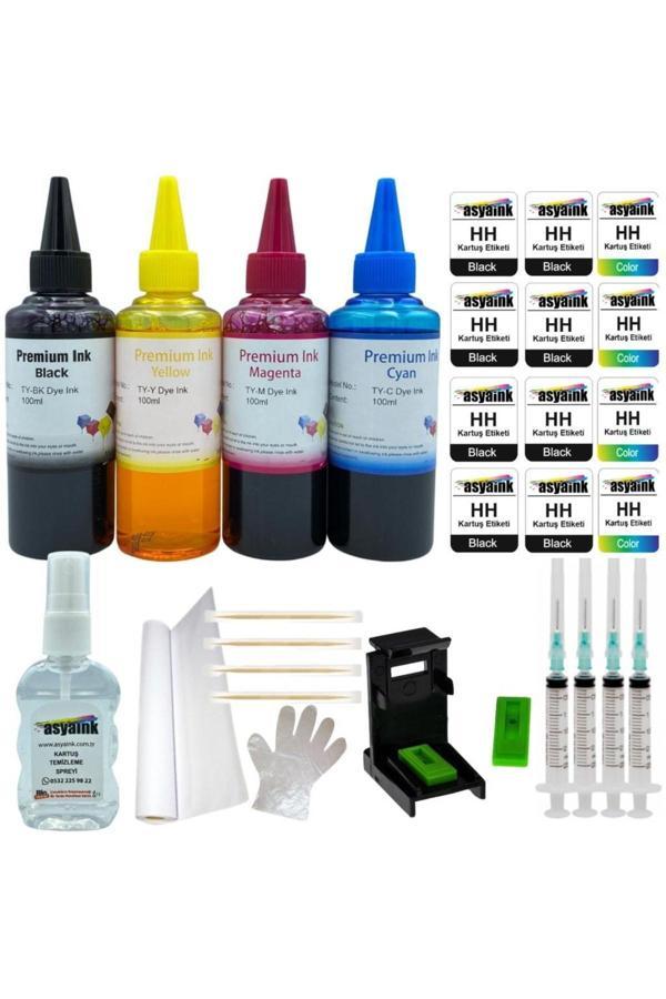 Hp Deskjet 2320 / 2723 Siyah / Renkli Kartuş Dolum Seti Muadil - Image 1