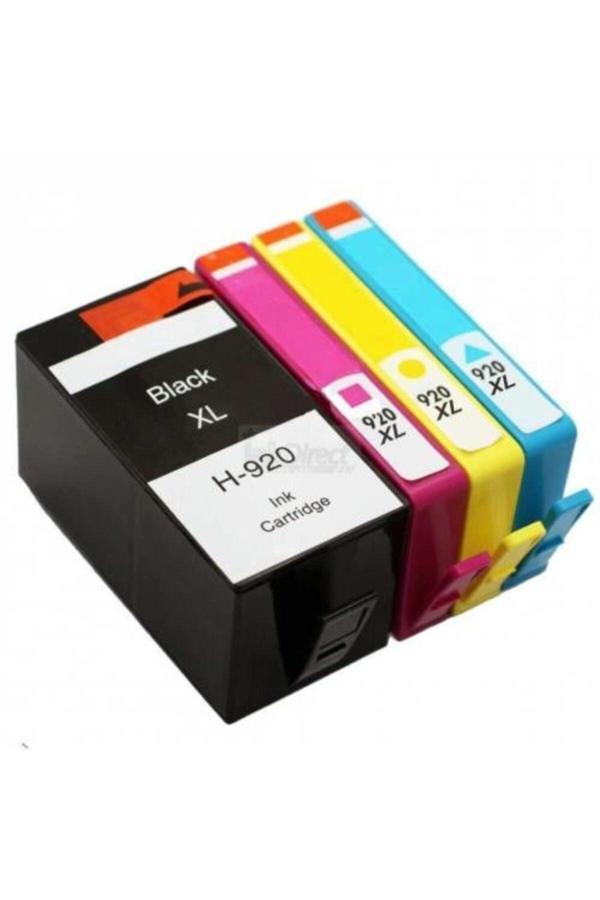 Hp 920XL Muadil Kartuş Seti Çipli Full Dolu-Hp 6000 6500 - Image 1