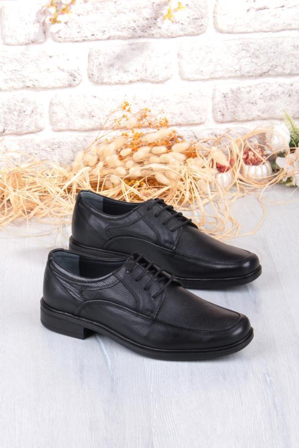 Mehmet Mete 42409 Rahat Kauçuk Kaymaz Taban Hakiki Deri Erkek Ayakkabı - Image 1