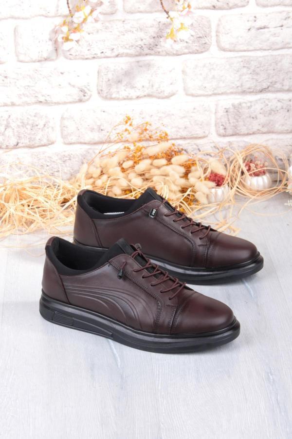 Mehmet Mete 8918 Napa Rahat Kauçuk Taban Orijinal Hakiki Deri Erkek Ayakkabı - Image 1