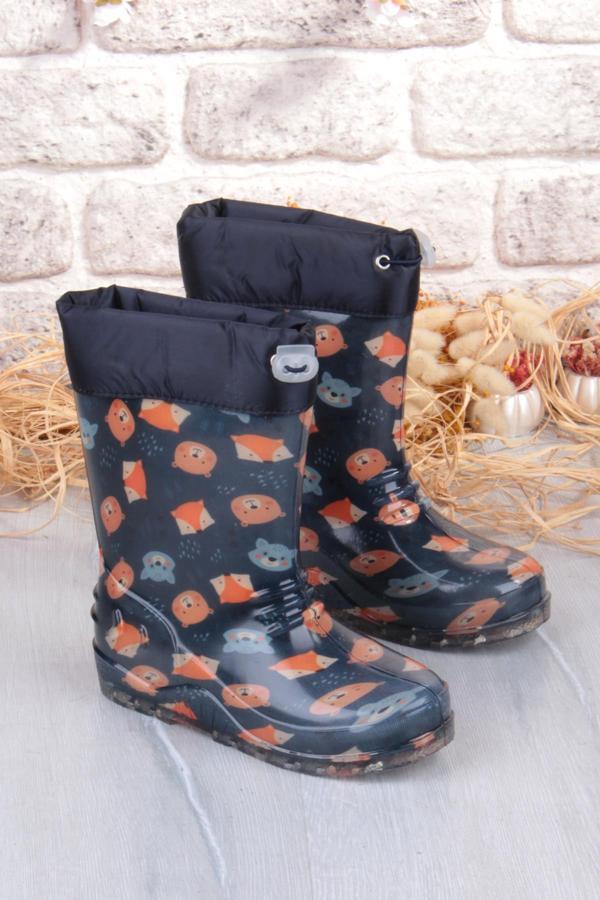 Fort 7061 Yogi Figürlü İçi Peluşlu Su Geçirmez Erkek Çocuk Kar Yağmur Çizmesi - Image 1