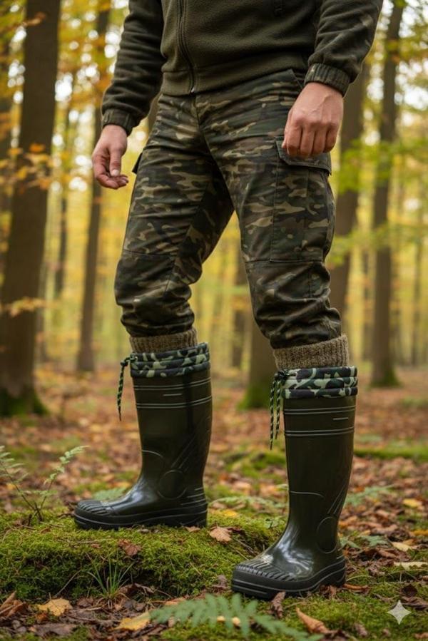 Fort 1197 Ulaş İçi Kürklü 40 Cm Uzunluk Pvc %100 Su Geçirmez Tarım Çiftçi Sulama İş Çizmesi - Image 1