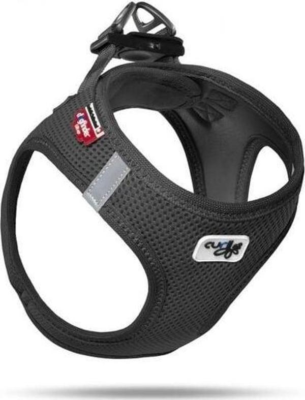 Curli Vest Air-Mesh Köpek Göğüs Tasması Siyah Xxxsmall 26-30 Cm - Image 1