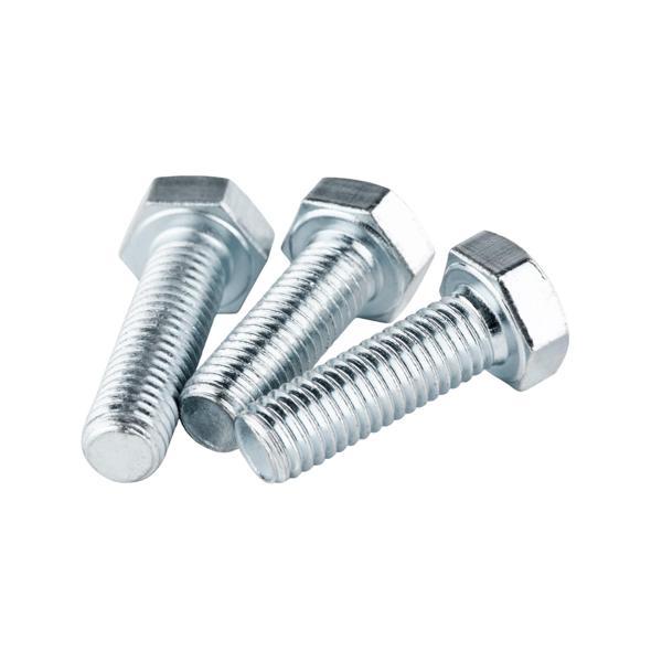 Çelik Cıvata 6X20 DIN933 Beyaz 20 Adet 8.8 Altıköşe - Image 1