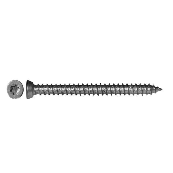 Buldex Beton Vidası 7.5x60 mm 50 Adet | Torx T30 Uyumlu Dübelsiz Vida - Image 1