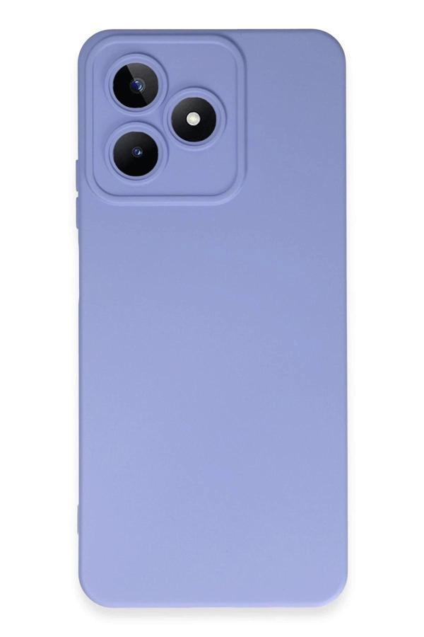 Realme C53 Kılıf Nano içi Kadife Silikon - Lila-(5796) - Image 1