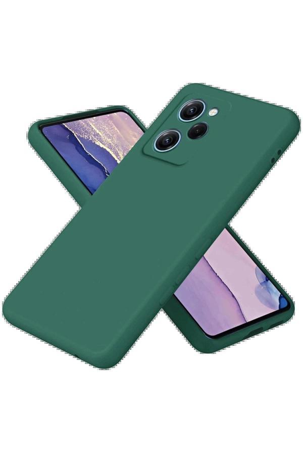Xiaomi Poco X5 Pro 5G Nano içi Kadife Silikon - Koyu Yeşil-(5796) - Image 1