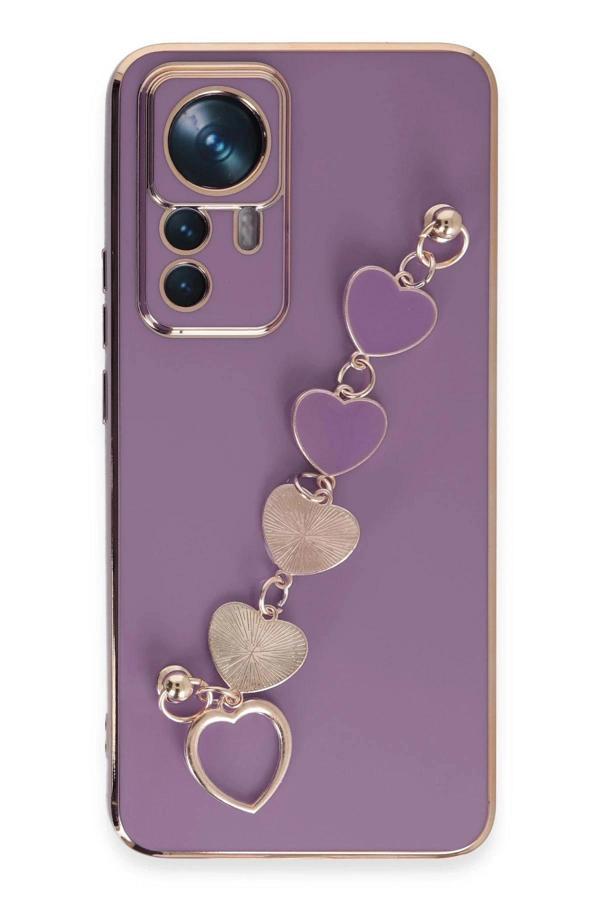 Xiaomi Mi 12T Pro Kılıf Esila Silikon - Mor-(5796) - Image 1