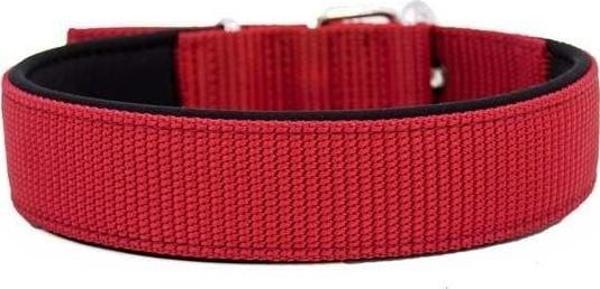 Doggie Comfort Dokuma Köpek Boyun Tasması Small Kırmızı 4x47-55 Cm - Image 1