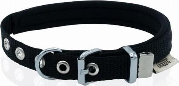 Doggie Konfor Dokuma Köpek Boyun Tasması Siyah 1,5x20 25 Cm - Image 1