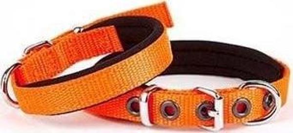 Doggie Comfort Dokuma Köpek Boyun Tasması Small Turuncu 1.5x25-30 Cm - Image 1