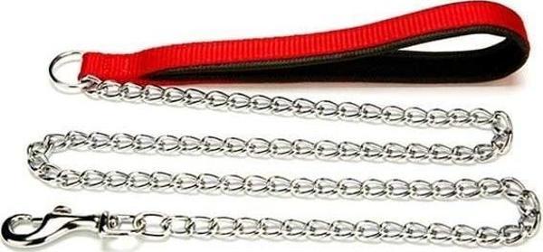 Doggie Comfort Dokuma Köpek Gezdirme Tasması Medium Kırmızı 2.5x110 Cm - Image 1
