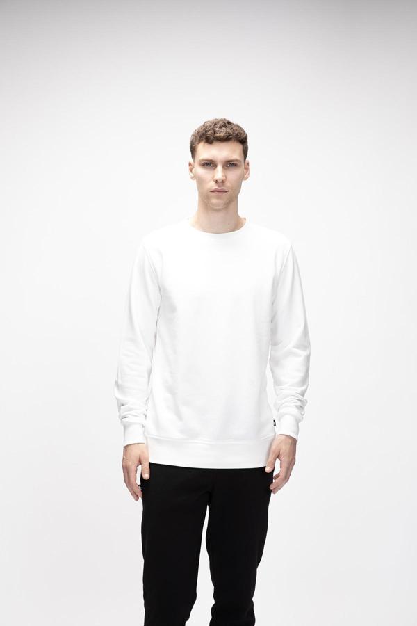 Bad  Bear Corner Crewneck Erkek Sweatshirt Beyaz - Image 1