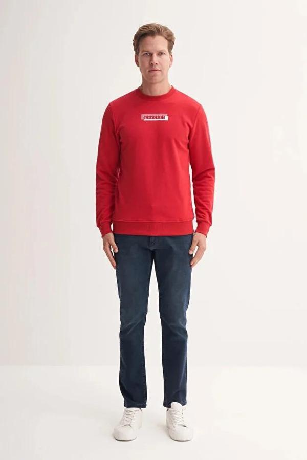 Cazador Pamuk Karışımlı Mevsimlik 3 İplik Slim Fit Sweatshirt-53875 - Image 1