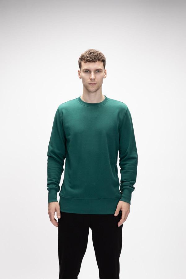 Bad  Bear Corner Crewneck/Forest Erkek Sweatshirt Koyu Yeşil - Image 1