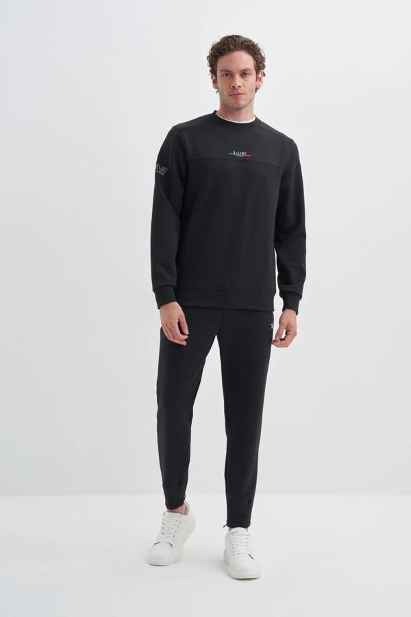 Cazador Regular Fit Scuba Kumaş Pamuk Karışımlı S-line Baskılı Sweatshirt-52380 - Image 1