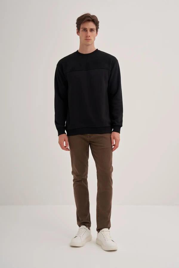 Cazador Relax Fit Pamuk Karışımlı Intersoft Sweatshirt-50080 - Image 1