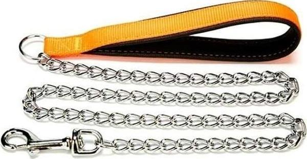 Doggie Comfort Dokuma Köpek Gezdirme Tasması Medium Turuncu 3x110 Cm - Image 1