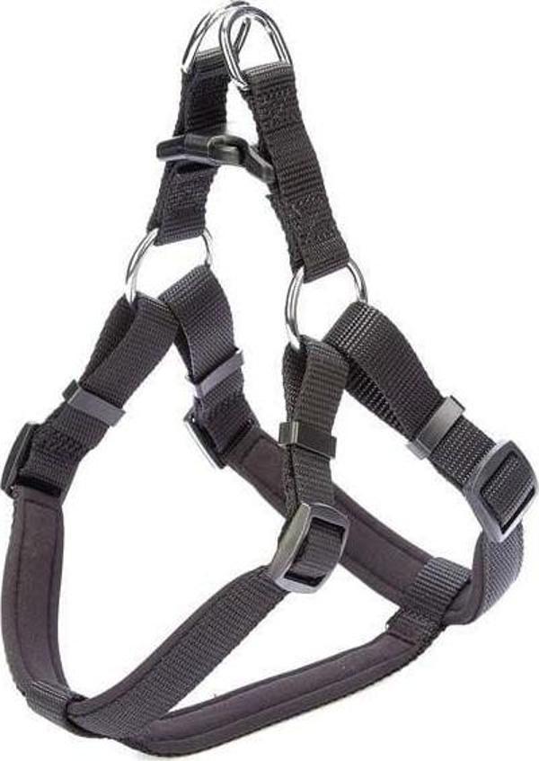 Doggie Comfort Dokuma Ronin Köpek Göğüs Tasması Large Siyah 2x55-65 Cm - Image 1