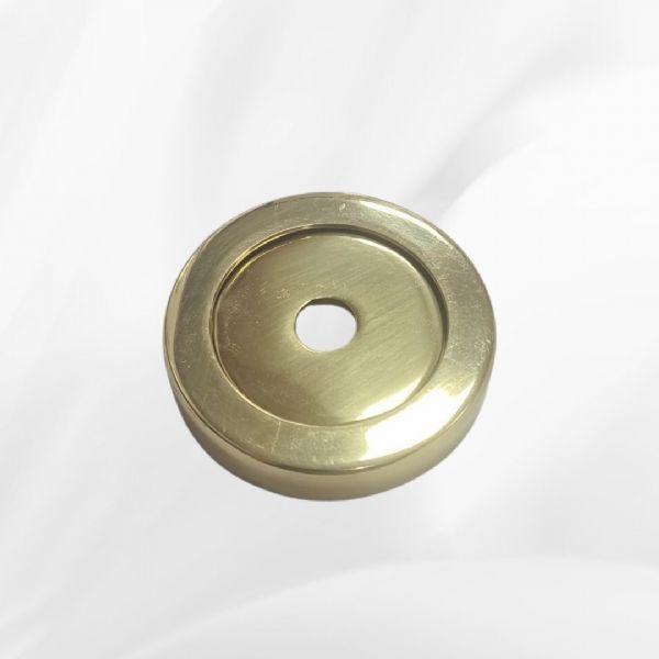 Prinç yuvarlak sarı fiam fiyam , çivi anahtarli kilit için kapak rozet - Image 1