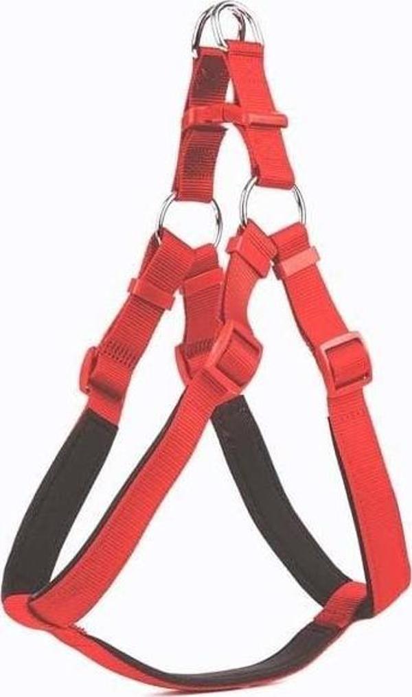 Doggie Comfort Dokuma Ronin Köpek Göğüs Tasması Xxlarge Kırmızı 2.5x70-80 Cm - Image 1