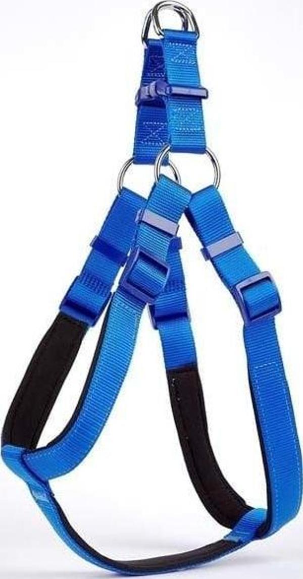 Doggie Comfort Dokuma Ronin Köpek Göğüs Tasması Xxlarge Mavi 2.5x70-80 Cm - Image 1