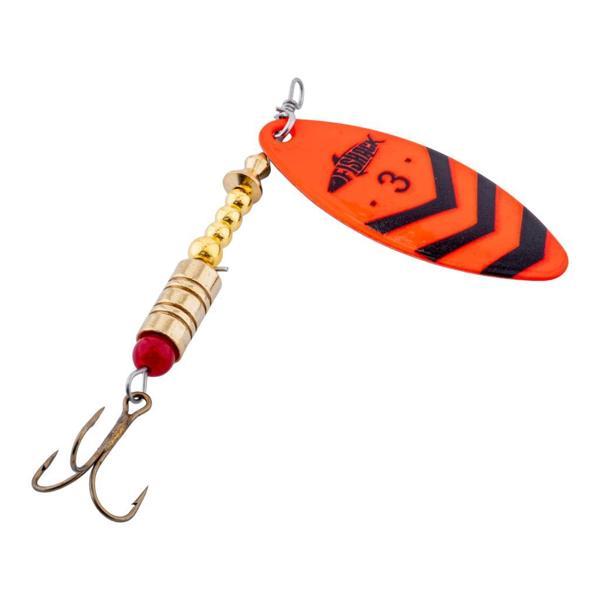 Döner Kaşık - Fishack GlideX - Orange Flash - 7g - No:3 - Alabalık/Turna/Levrek Olta Kaşığı - Image 1