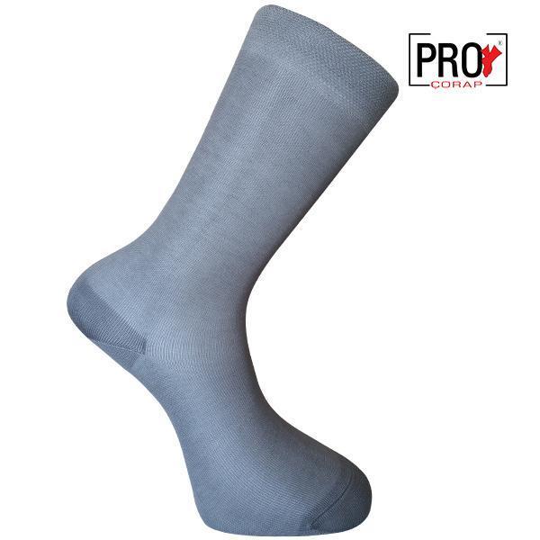 50101 Diamond Merserize Erkek Çorabı Gri 41-44 - Image 1