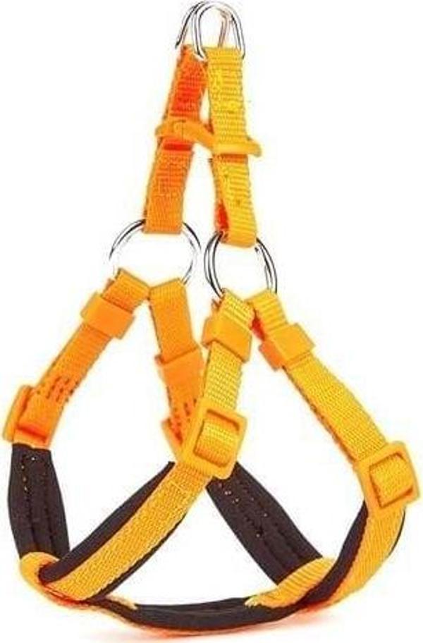 Doggie Comfort Dokuma Ronin Köpek Göğüs Tasması Xxsmall Turuncu 1x30-35 Cm - Image 1