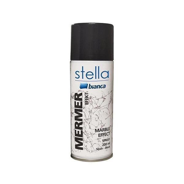 Bianca Stella Mermer Efekt Sprey 200 Ml Siyah - Image 1