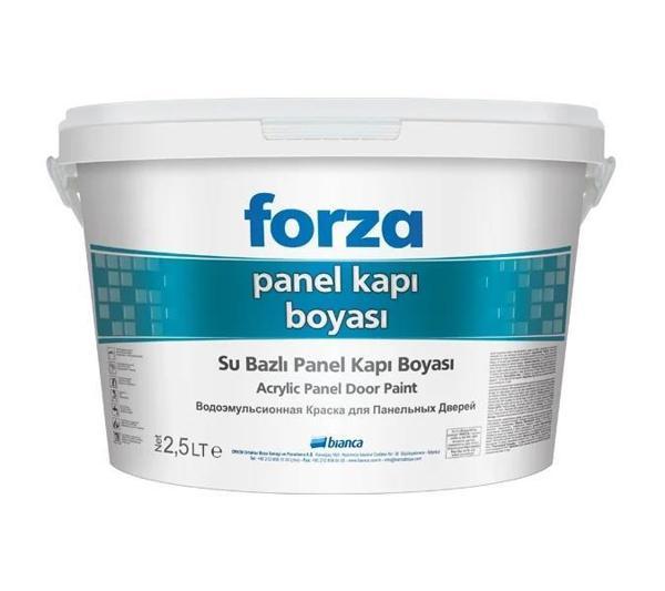Bianca Forza Su Bazlı Panel Kapı Boyası 2.5 Lt Beyaz - Image 1