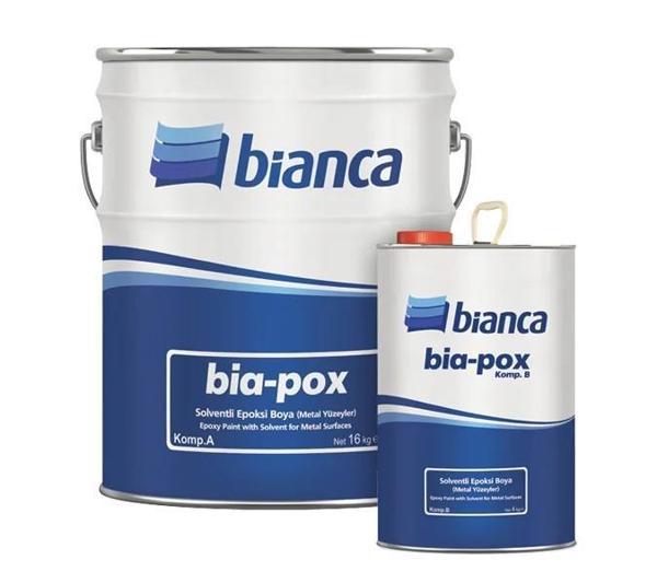 Bianca Bia-Pox Solventli Epoksi Son Kat Metal Boyası 20 Kg Beyaz - Image 1