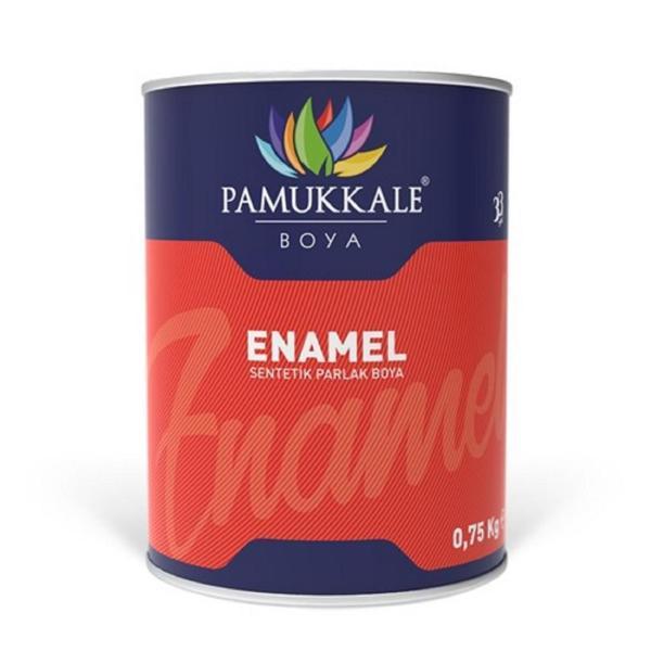 Pamukkale Enamel Sentetik Parlak Boya 0.75 Kg Mat Siyah - Image 1