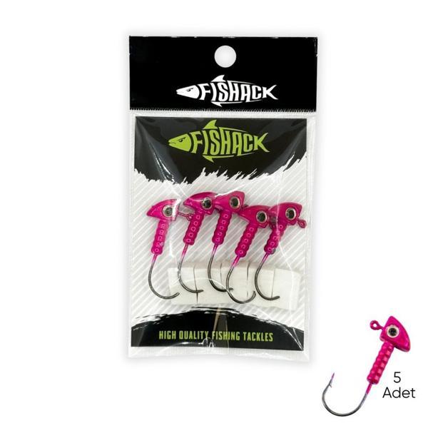 Kurşunlu Jighead Zoka - 7g - Fishack - Pembe (XHA06) - 5 Adet - Image 1
