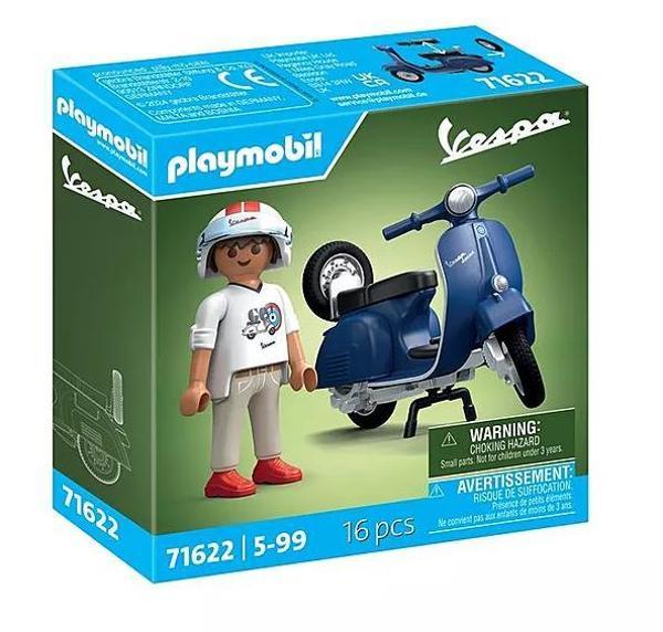 Playmobil 71622 -1969 Vespa 150 Sprint Veloce mavi - Image 1