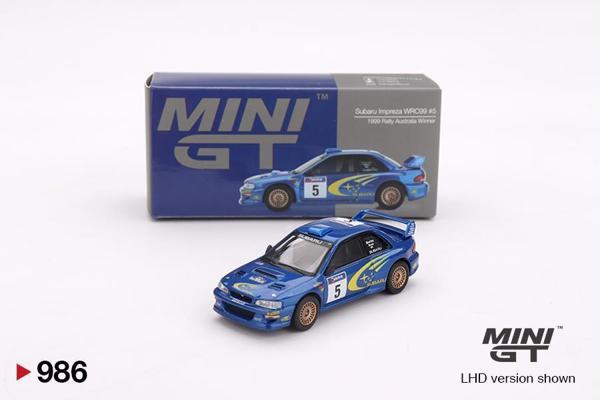 Mini GT Subaru Impreza WRC98 1998 Rally Monte-Carlo 3rd Place #3 975 - Image 1