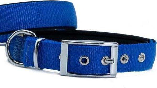 Doggie Elit Dokuma Köpek Boyun Tasması Large Royal Mavi 2.5x42-50 Cm - Image 1