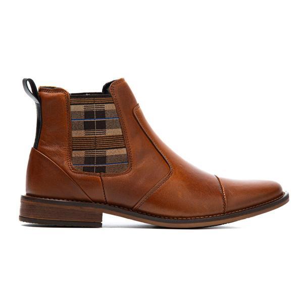 Erkek Bot 1158 001 WK-John May Orkut Suede Cognac - Image 1