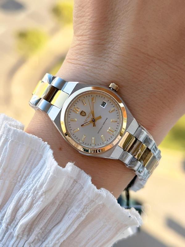 Raymond 2 Yıl Garantili Çelik Kasa Ve Kordon Kararma Renk Atma Yapmaz 5 Atm Kadın Kol Saati 611189.2 - Image 1