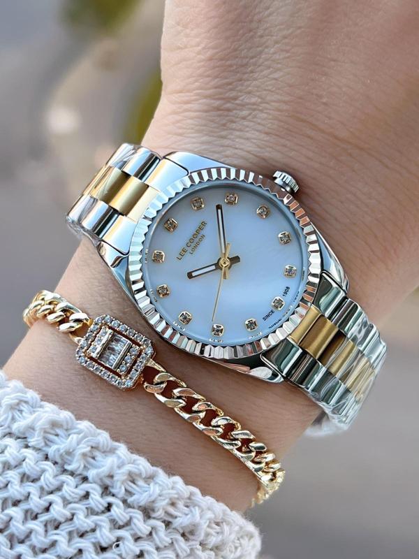 Lee Cooper Çelik Kordonlu 3 Atm Suya Dayanıklı 2 Yıl Garantili Kadın Kol Saati BC.08212.220 - Image 1