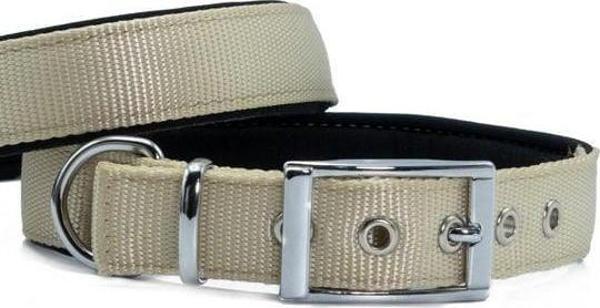 Doggie Elit Dokuma Köpek Boyun Tasması Medium Haki 2.5x37-45 Cm - Image 1