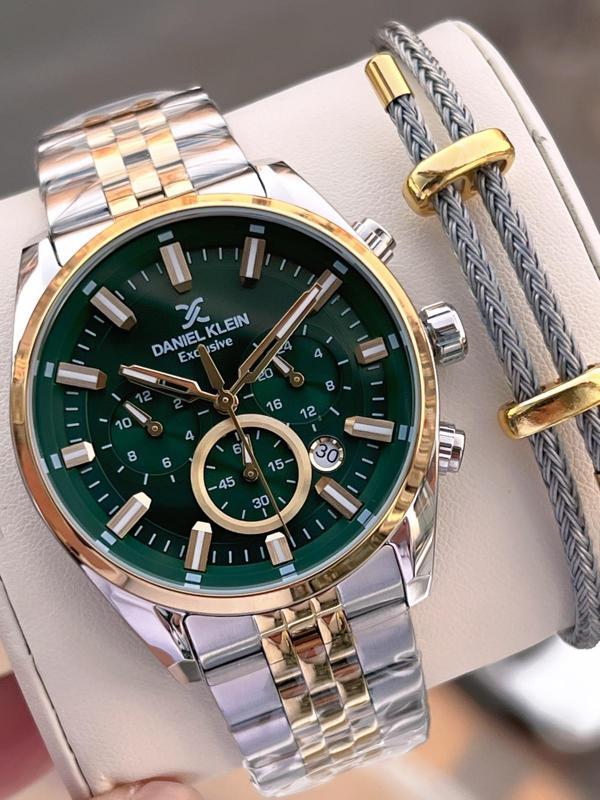 Daniel Klein Rlx Kasa Kronometreli İtalyan Tasarım Bileklik Hediyeli Garantili Erkek Kol Saati Rlx.1 - Image 1