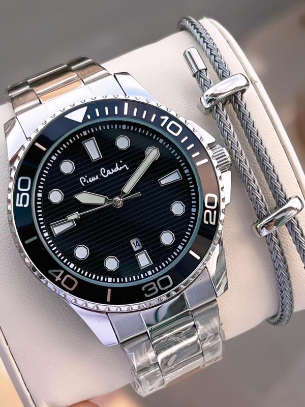 Pierre Cardin Damat Ve Nişan İçin 2 Yıl Garantili 3 Atm Suya Dayanıklı Erkek Kol Saati EK.800311F02 - Image 1