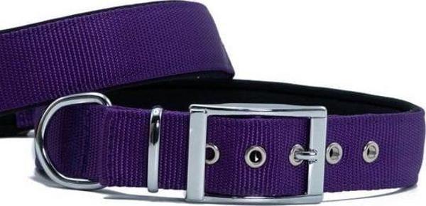 Doggie Elit Dokuma Köpek Boyun Tasması Medium Mor 3x42-50 Cm - Image 1