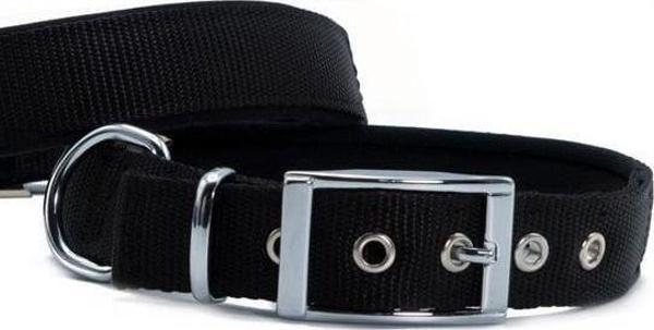 Doggie Elit Dokuma Köpek Boyun Tasması Medium Siyah 2.5x37-45 Cm - Image 1