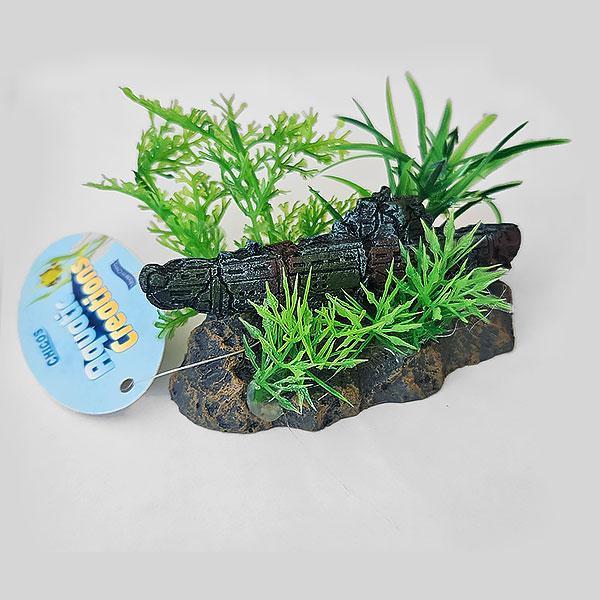Akvaryum Dek. Polyester Denizaltı 8,7 x 4 x 6,2 Cm - Image 1