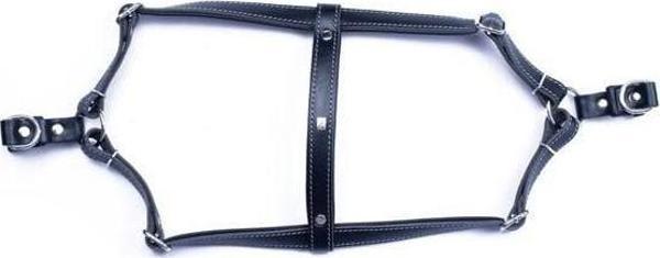 Doggie Konfor Deri Ronin Köpek Göğüs Tasması Xsmall Siyah 1.5x35 40 Cm - Image 1