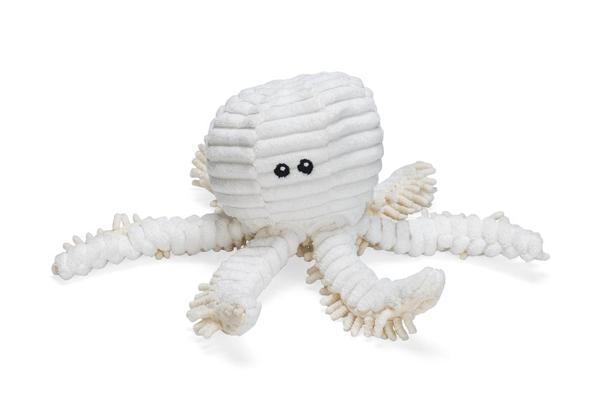 Beeztees Köpek Oyuncağı, Ahtapot, Peluş, Beyaz, 26x13x13cm - Image 1