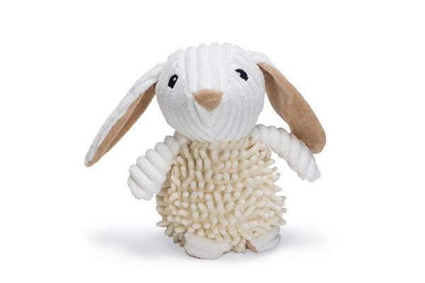 Beeztees Köpek Oyuncağı, Tavşan, Peluş, Beyaz, 24x14x12cm - Image 1